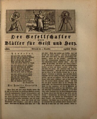 Der Gesellschafter oder Blätter für Geist und Herz Mittwoch 4. Dezember 1822