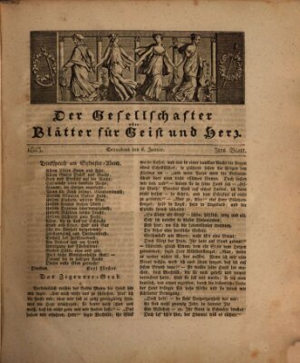 Der Gesellschafter oder Blätter für Geist und Herz Samstag 4. Januar 1823