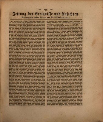 Der Gesellschafter oder Blätter für Geist und Herz Freitag 11. April 1823