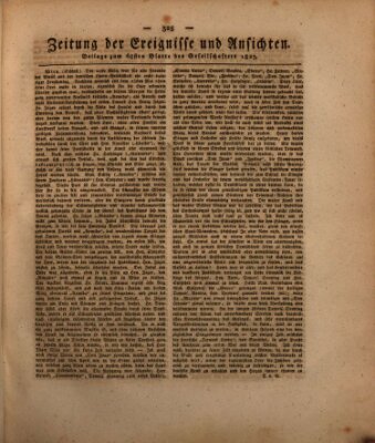 Der Gesellschafter oder Blätter für Geist und Herz Montag 28. April 1823