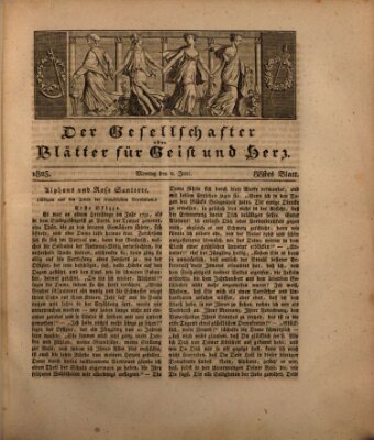 Der Gesellschafter oder Blätter für Geist und Herz Montag 2. Juni 1823