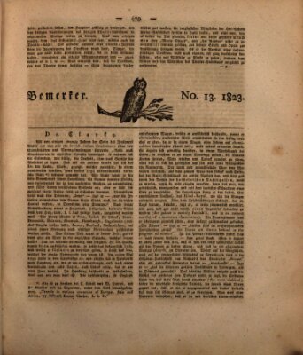 Der Gesellschafter oder Blätter für Geist und Herz Montag 23. Juni 1823