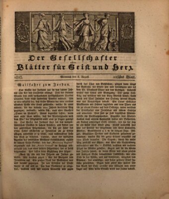 Der Gesellschafter oder Blätter für Geist und Herz Mittwoch 6. August 1823