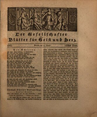 Der Gesellschafter oder Blätter für Geist und Herz Montag 25. August 1823