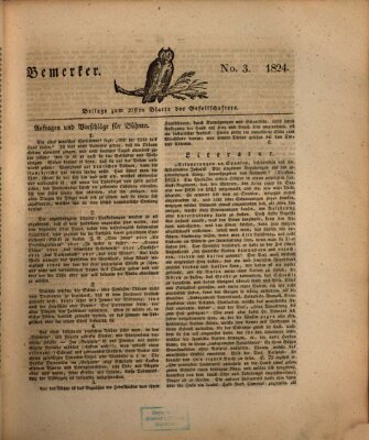 Der Gesellschafter oder Blätter für Geist und Herz Mittwoch 4. Februar 1824