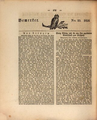 Der Gesellschafter oder Blätter für Geist und Herz Montag 5. April 1824