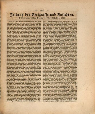 Der Gesellschafter oder Blätter für Geist und Herz Samstag 7. August 1824