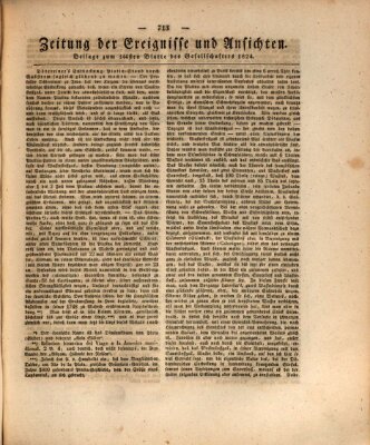 Der Gesellschafter oder Blätter für Geist und Herz Mittwoch 8. September 1824