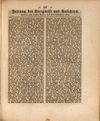 Der Gesellschafter oder Blätter für Geist und Herz Montag 1. November 1824