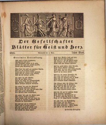 Der Gesellschafter oder Blätter für Geist und Herz Mittwoch 4. Mai 1825