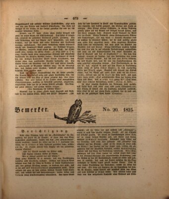 Der Gesellschafter oder Blätter für Geist und Herz Mittwoch 24. August 1825