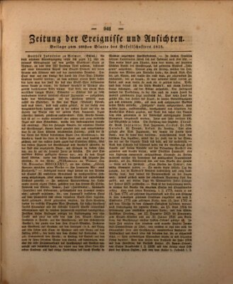 Der Gesellschafter oder Blätter für Geist und Herz Freitag 25. November 1825