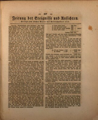 Der Gesellschafter oder Blätter für Geist und Herz Mittwoch 30. November 1825