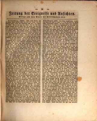 Der Gesellschafter oder Blätter für Geist und Herz Samstag 7. Januar 1826