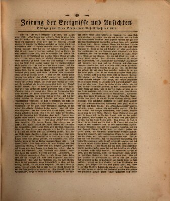 Der Gesellschafter oder Blätter für Geist und Herz Mittwoch 18. Januar 1826