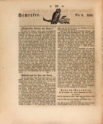 Der Gesellschafter oder Blätter für Geist und Herz Montag 13. Februar 1826