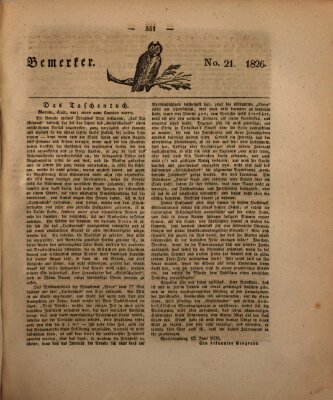 Der Gesellschafter oder Blätter für Geist und Herz Montag 10. Juli 1826