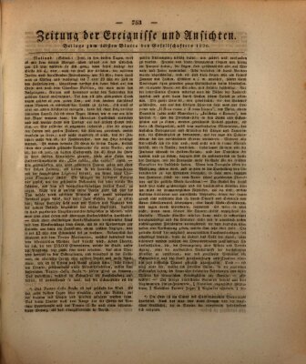 Der Gesellschafter oder Blätter für Geist und Herz Montag 18. September 1826