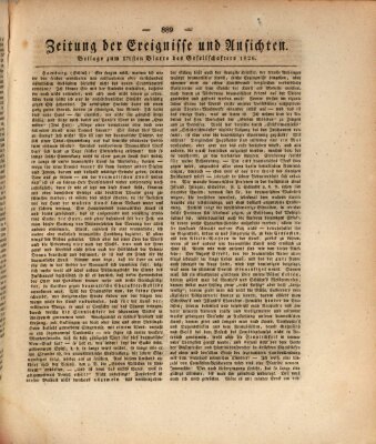 Der Gesellschafter oder Blätter für Geist und Herz Samstag 4. November 1826