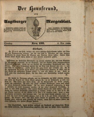 Der Hausfreund Dienstag 7. Mai 1839