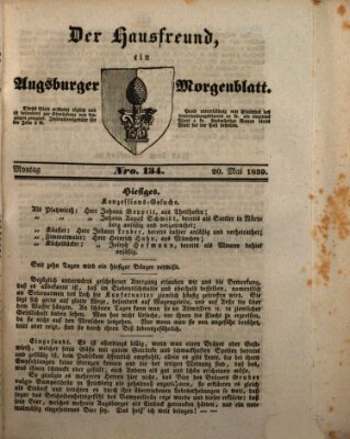 Der Hausfreund Montag 20. Mai 1839