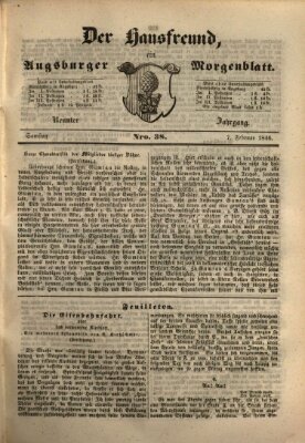 Der Hausfreund Samstag 7. Februar 1846