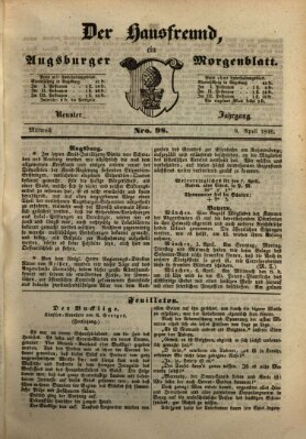 Der Hausfreund Mittwoch 8. April 1846