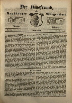 Der Hausfreund Sonntag 17. Mai 1846