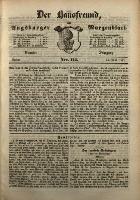 Der Hausfreund Freitag 26. Juni 1846