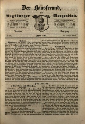 Der Hausfreund Montag 17. August 1846