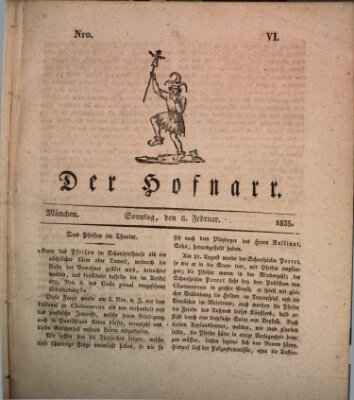 Der Hofnarr Sonntag 8. Februar 1835