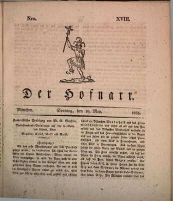 Der Hofnarr Sonntag 10. Mai 1835