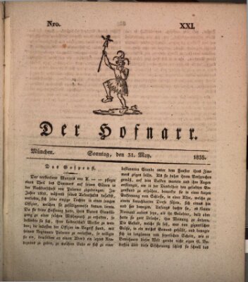 Der Hofnarr Sonntag 31. Mai 1835