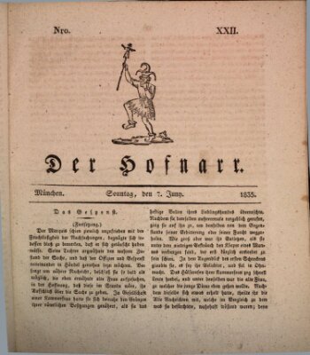 Der Hofnarr Sonntag 7. Juni 1835