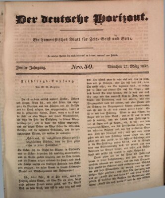 Der deutsche Horizont Dienstag 27. März 1832