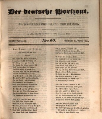 Der deutsche Horizont Freitag 13. April 1832