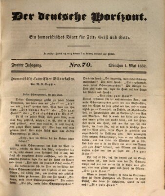 Der deutsche Horizont Dienstag 1. Mai 1832