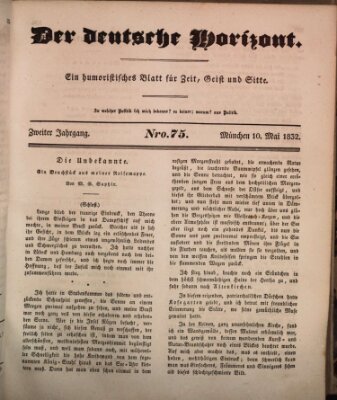 Der deutsche Horizont Donnerstag 10. Mai 1832