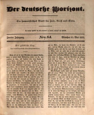 Der deutsche Horizont Freitag 25. Mai 1832