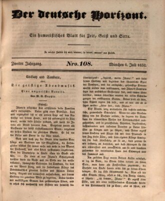 Der deutsche Horizont Freitag 6. Juli 1832