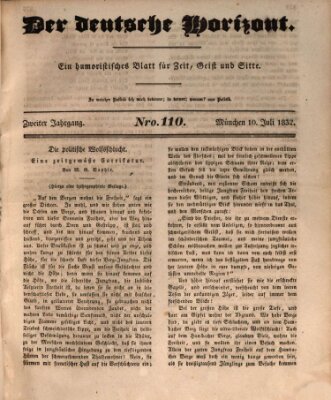 Der deutsche Horizont Dienstag 10. Juli 1832