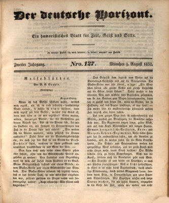 Der deutsche Horizont Donnerstag 9. August 1832