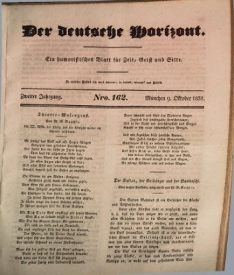 Der deutsche Horizont Dienstag 9. Oktober 1832