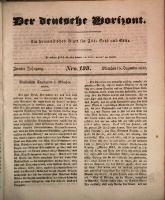 Der deutsche Horizont Donnerstag 13. Dezember 1832