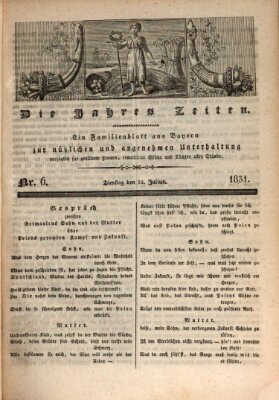 Die Jahreszeiten Dienstag 12. Juli 1831