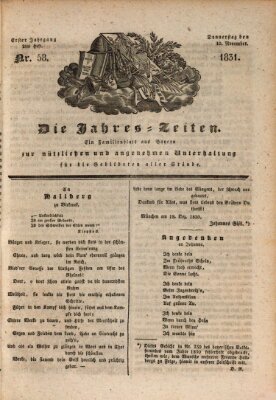 Die Jahreszeiten Donnerstag 10. November 1831