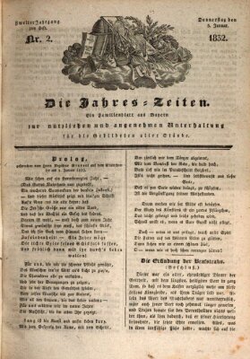 Die Jahreszeiten Donnerstag 5. Januar 1832