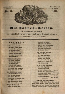 Die Jahreszeiten Donnerstag 26. Januar 1832