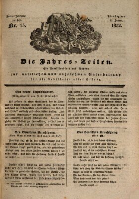 Die Jahreszeiten Dienstag 31. Januar 1832