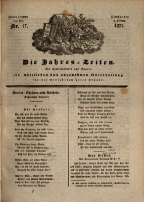 Die Jahreszeiten Donnerstag 9. Februar 1832